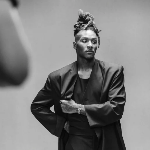 MEN'S BLACK DIAMOND TWINKLE RAIL LINK BRACELET - Image 3