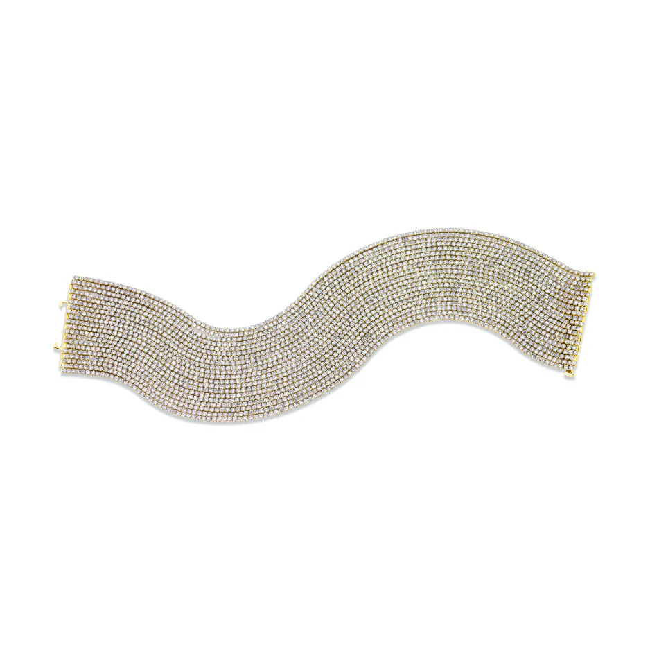 DIAMOND 20 THREAD STACK BRACELET - Image 3