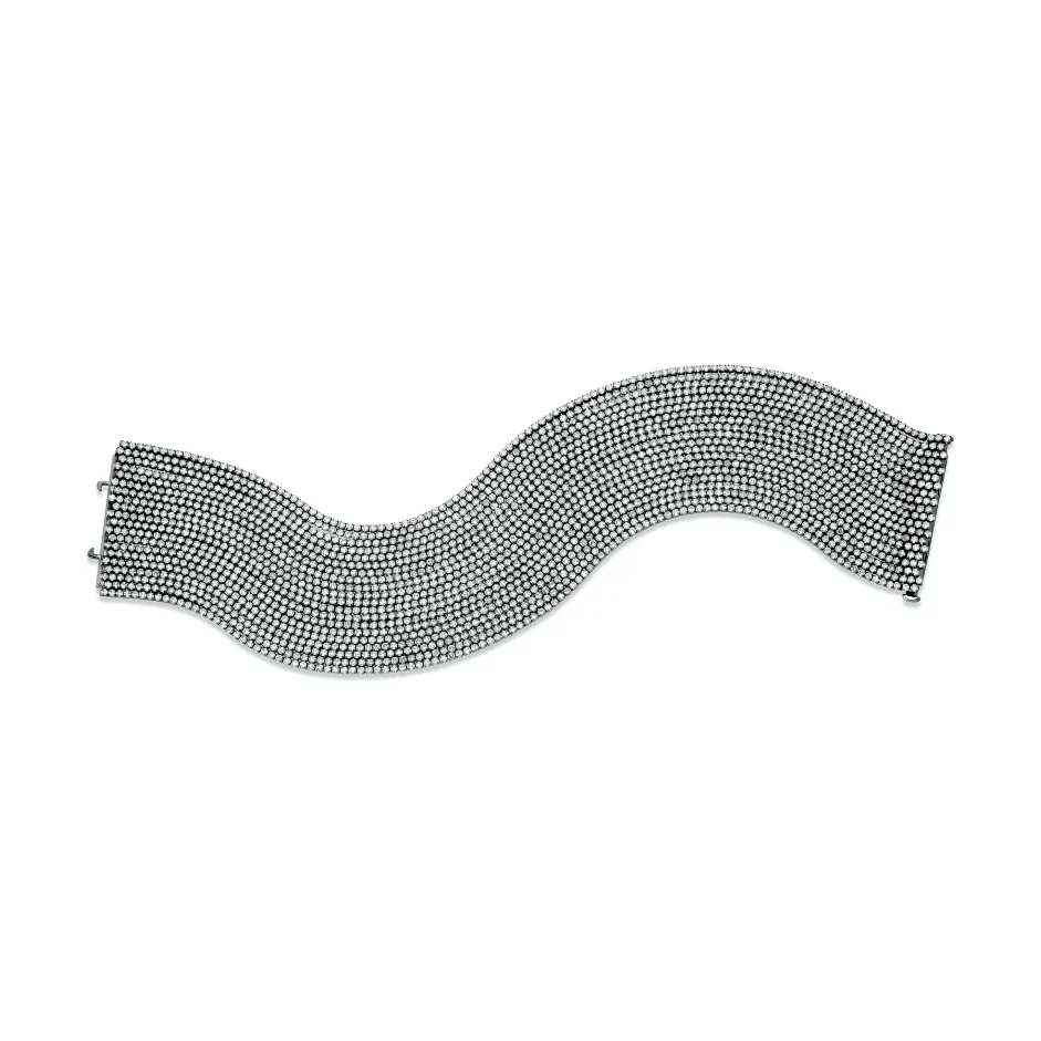 DIAMOND 20 THREAD STACK BRACELET - Image 5