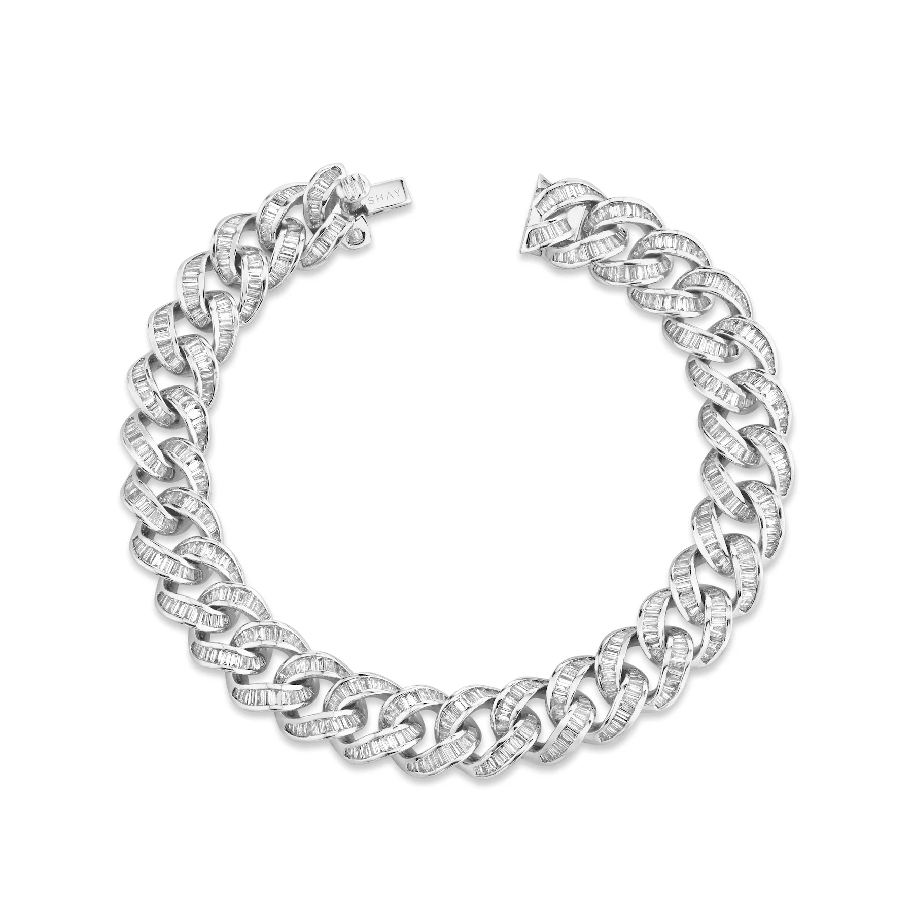 DIAMOND BAGUETTE ESSENTIAL LINK BRACELET - Image 4
