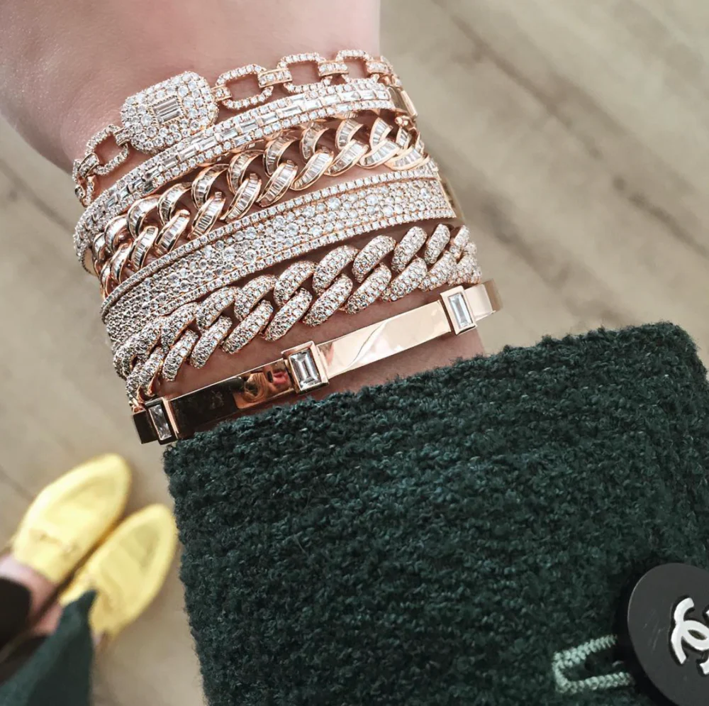 DIAMOND BAGUETTE ESSENTIAL LINK BRACELET - Image 9