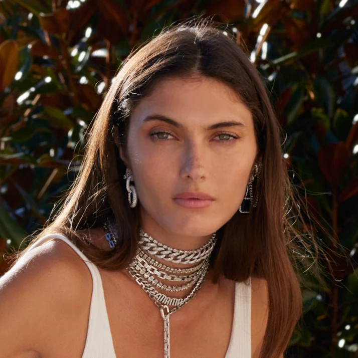 DIAMOND DOOR KNOCKER EARRINGS - Image 6