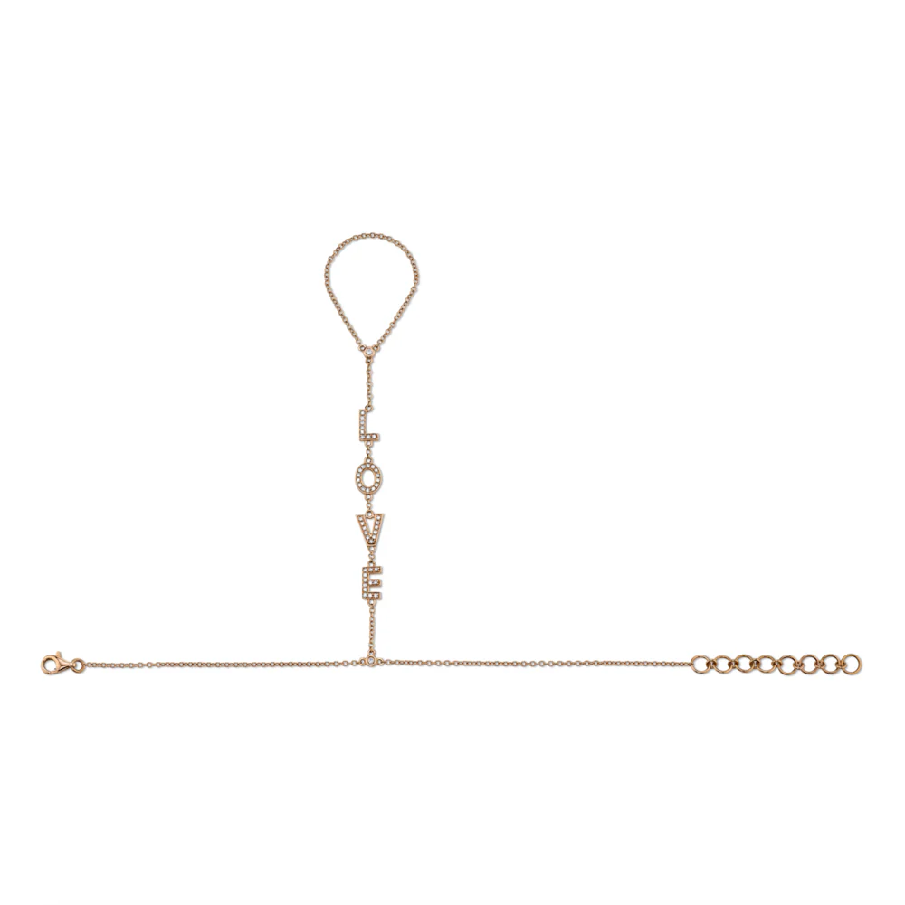DIAMOND LOVE HAND CHAIN - Image 5
