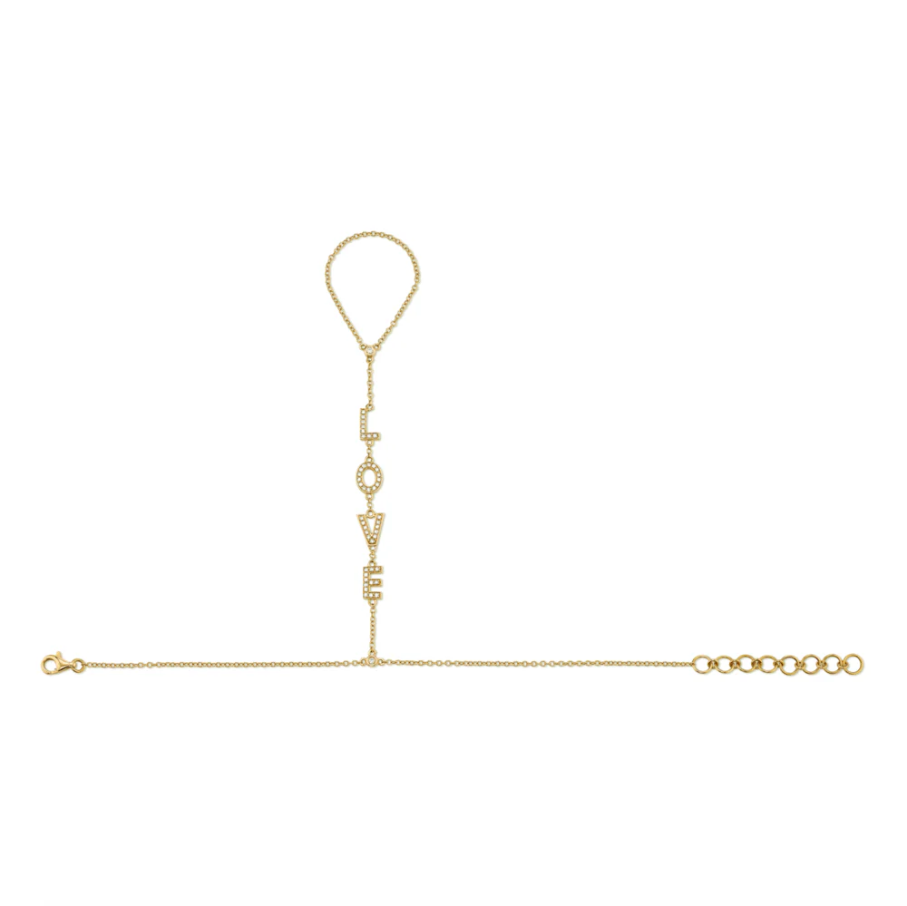 DIAMOND LOVE HAND CHAIN - Image 6