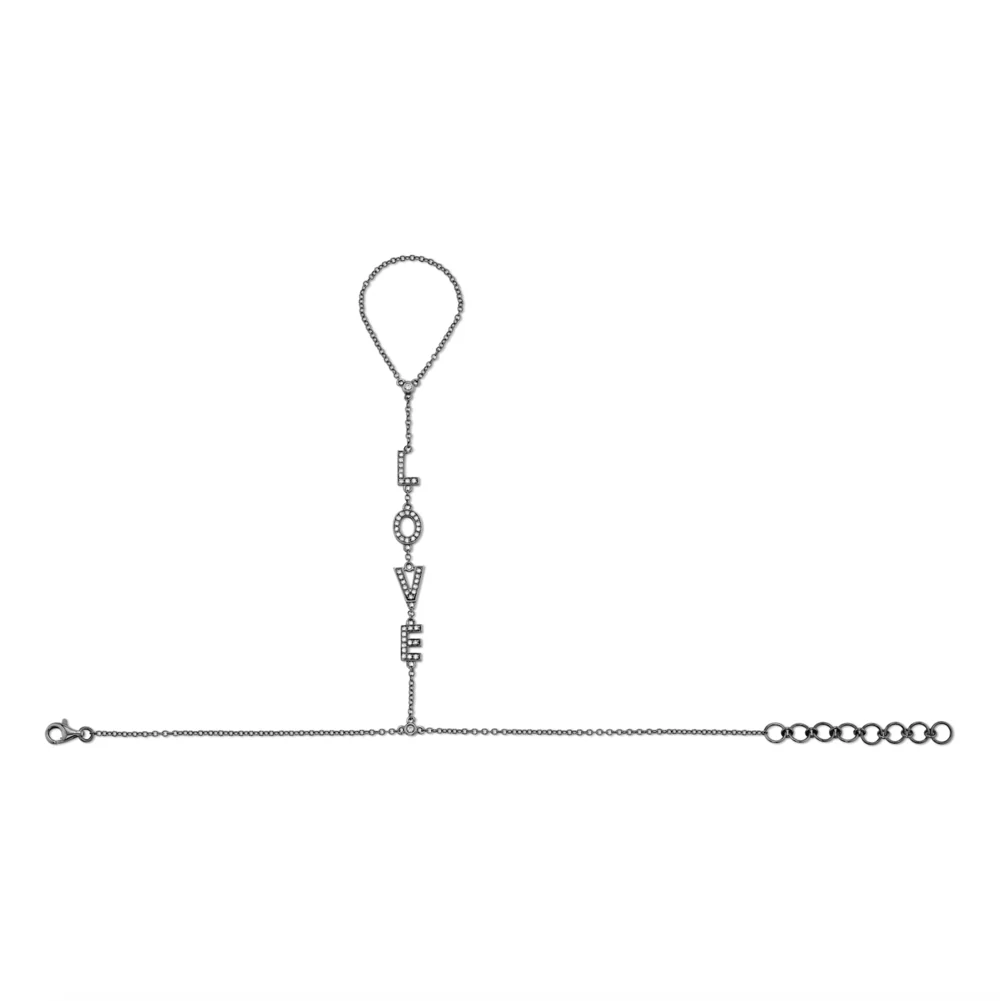 DIAMOND LOVE HAND CHAIN - Image 8