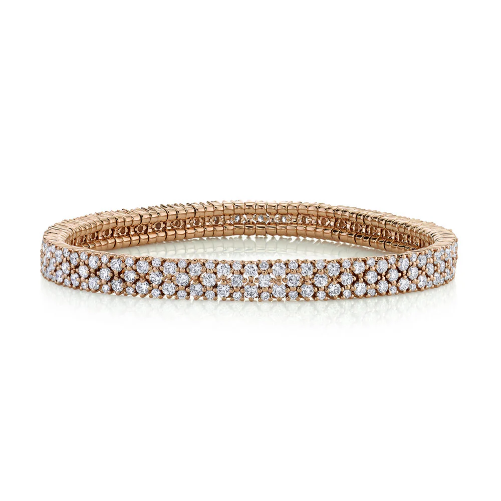 DIAMOND MESH STRETCH BRACELET - Image 3