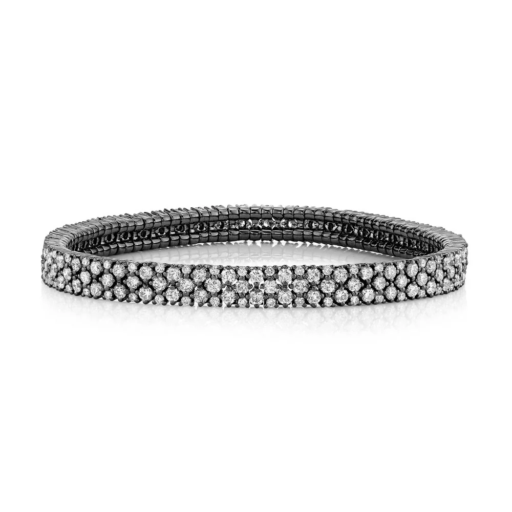 DIAMOND MESH STRETCH BRACELET - Image 5