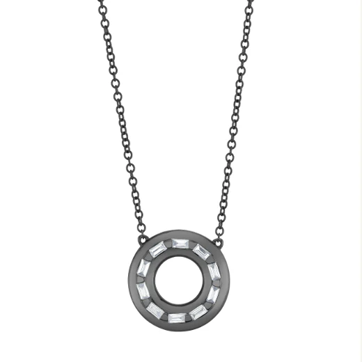 DIAMOND ORBIT PENDANT NECKLACE - Image 5