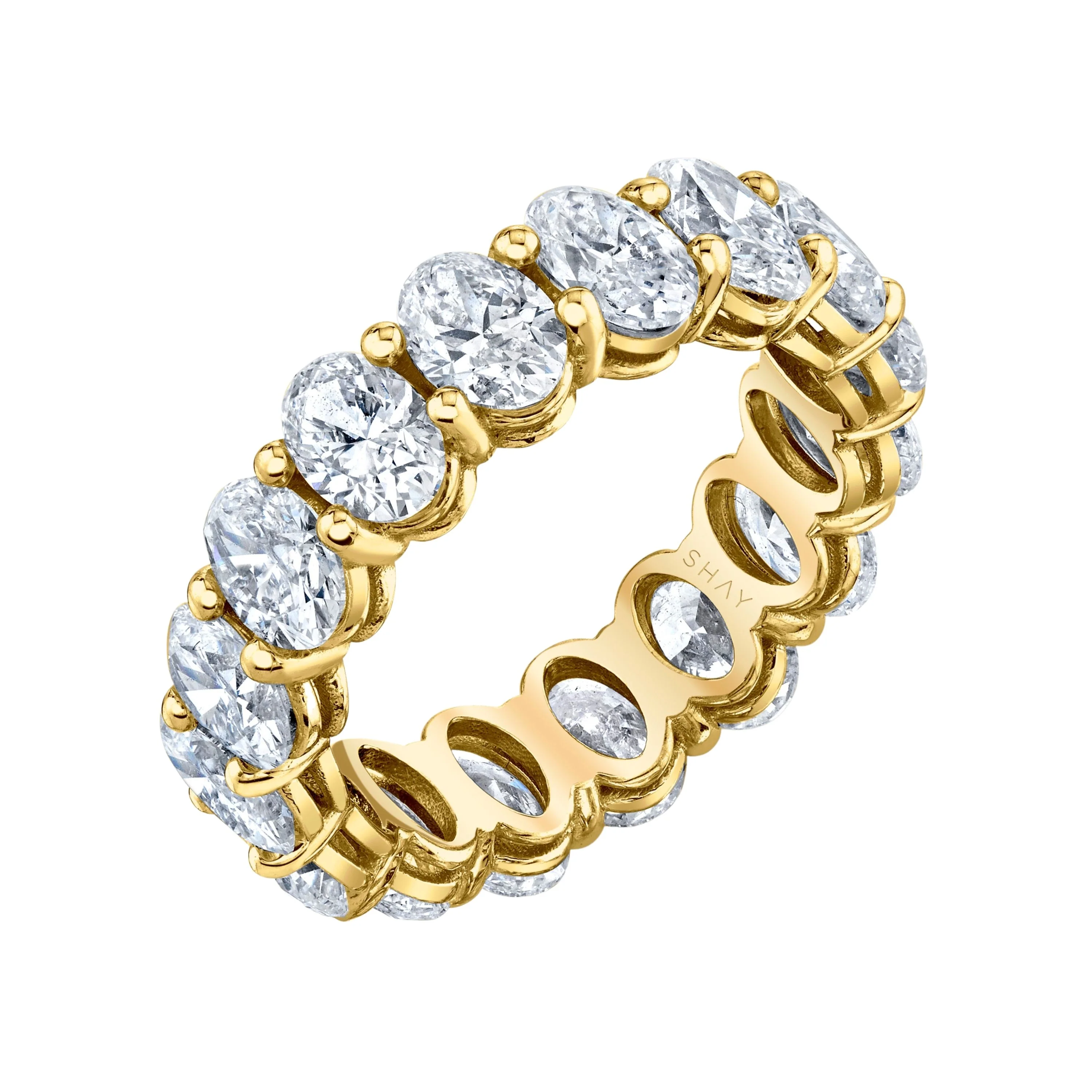 DIAMOND OVAL ETERNITY RING - Image 3