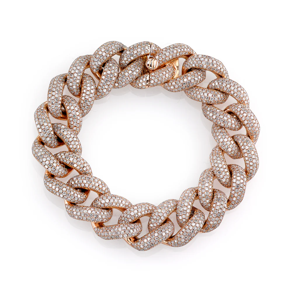 DIAMOND PAVE JUMBO LINK BRACELET - Image 3