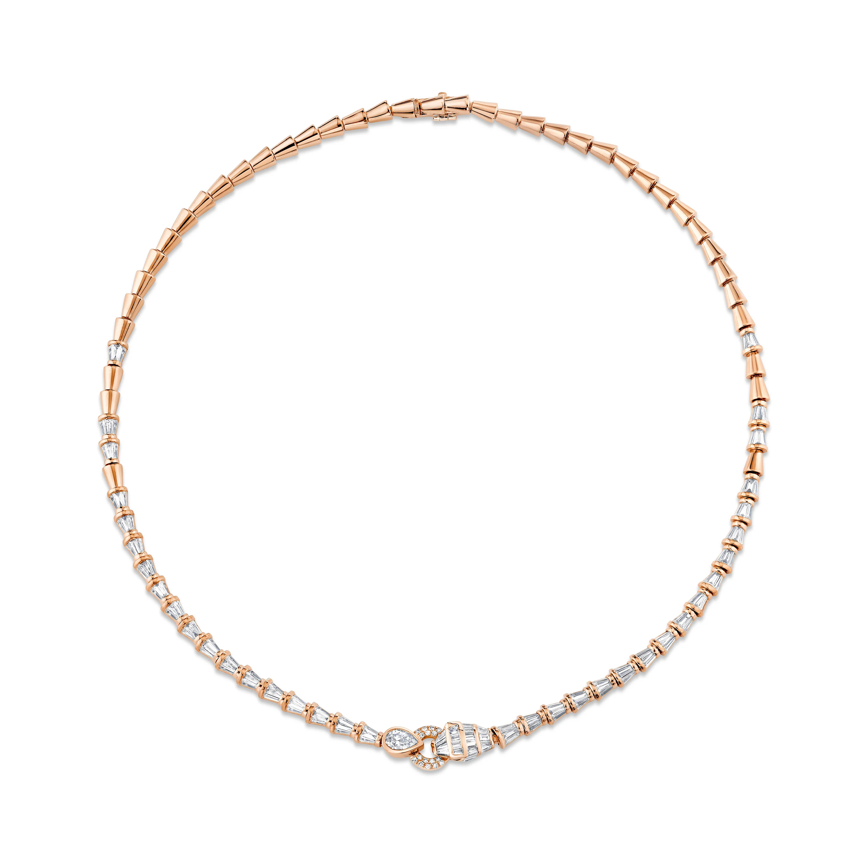 DIAMOND SERPENTINE NECKLACE - Image 4