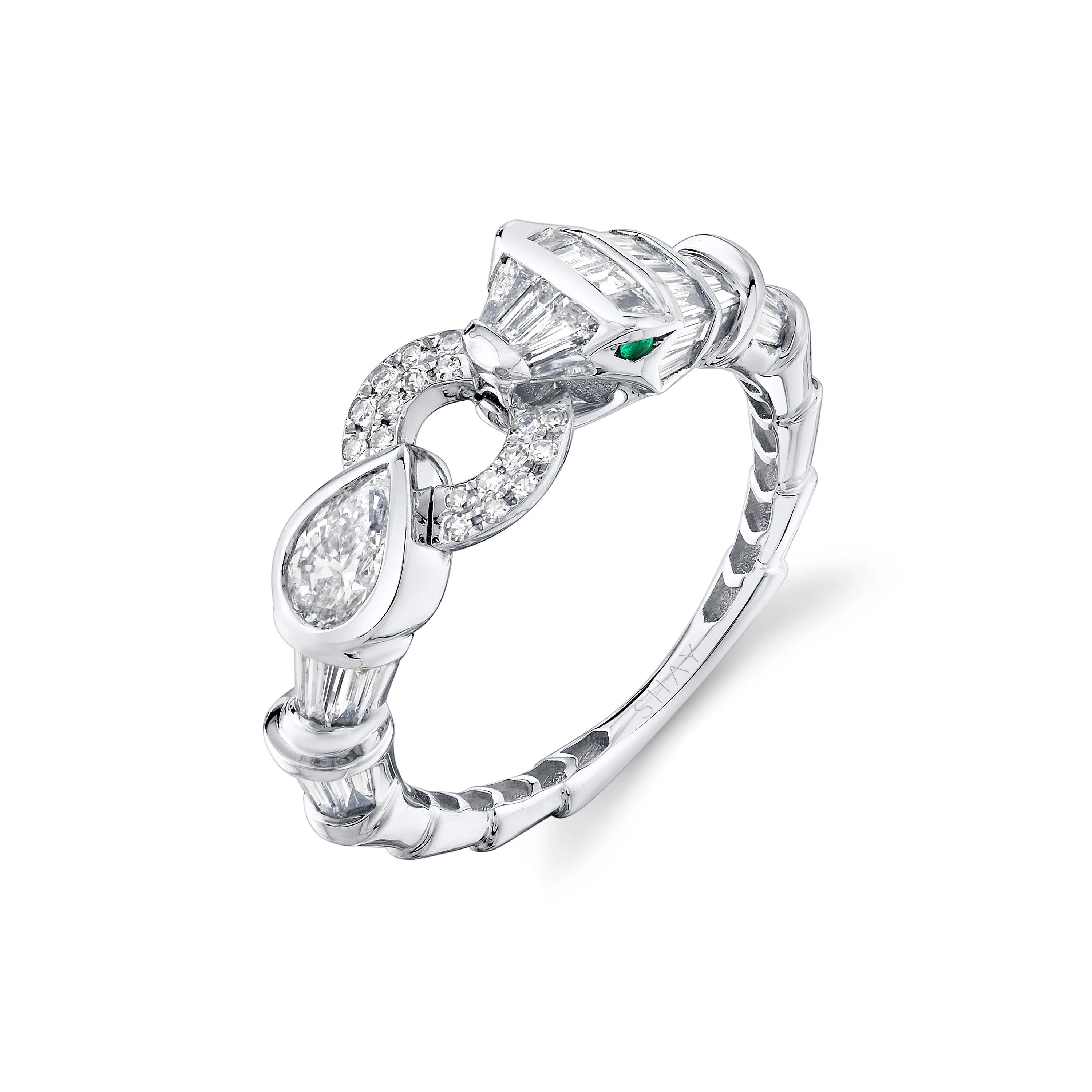 DIAMOND SERPENTINE RING - Image 4