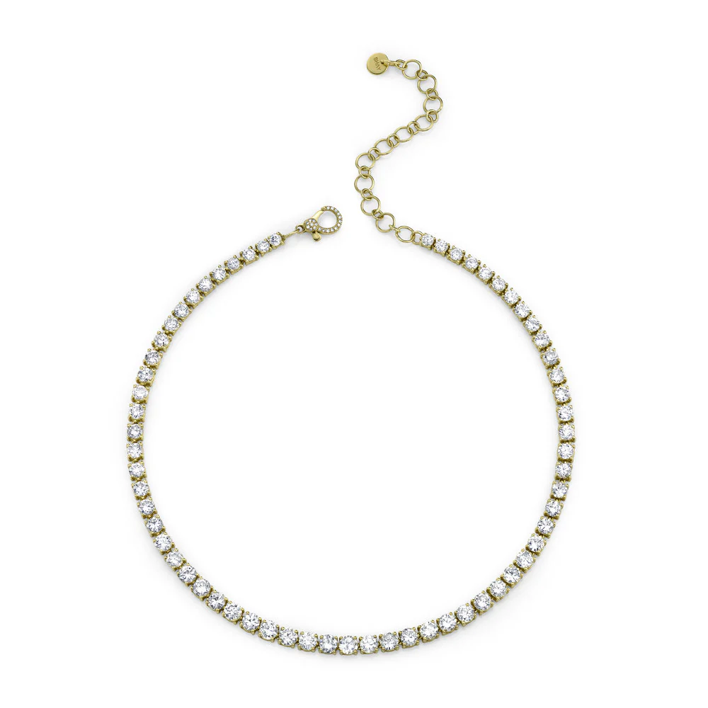 DIAMOND TENNIS NECKLACE - Image 3