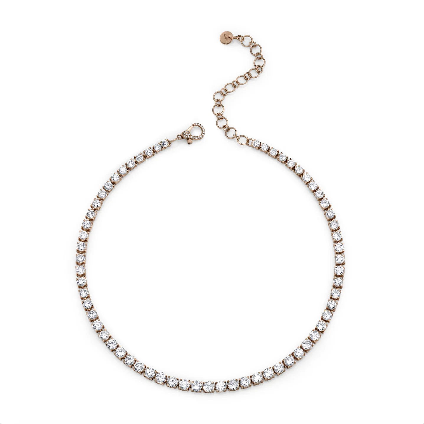 DIAMOND TENNIS NECKLACE - Image 4