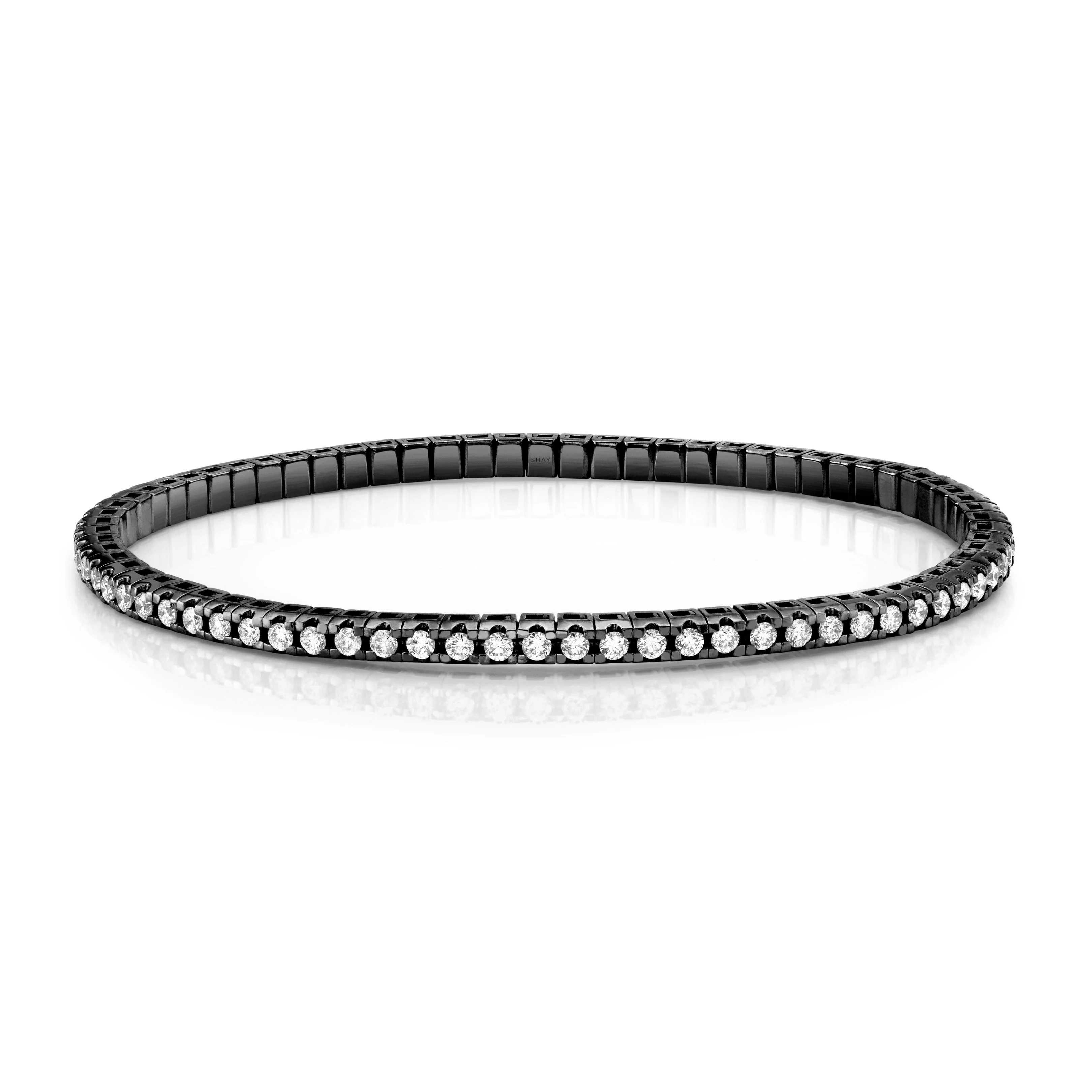 DIAMOND STRETCH TENNIS BRACELET - Image 4