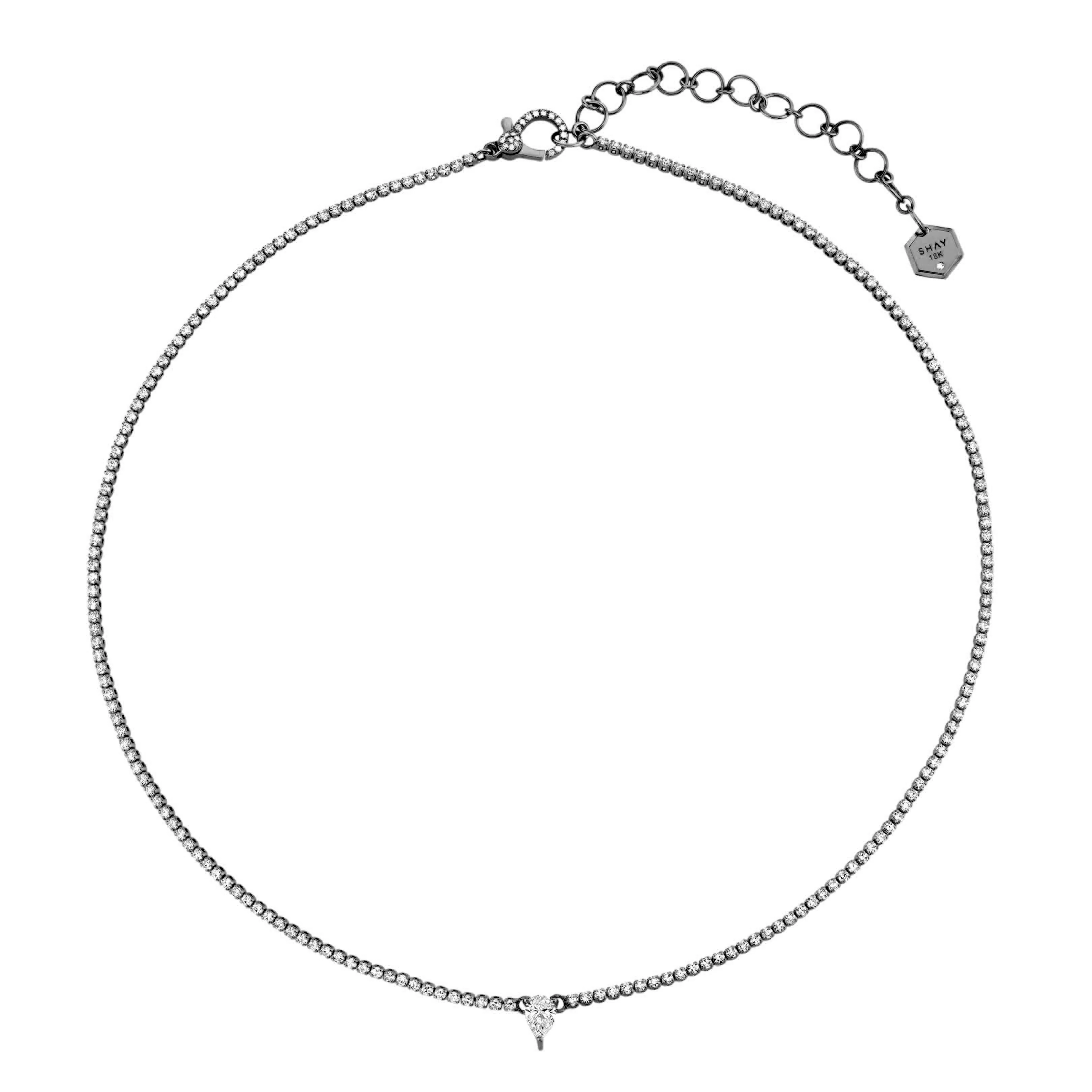 DIAMOND THREAD Y NECKLACE - Image 6