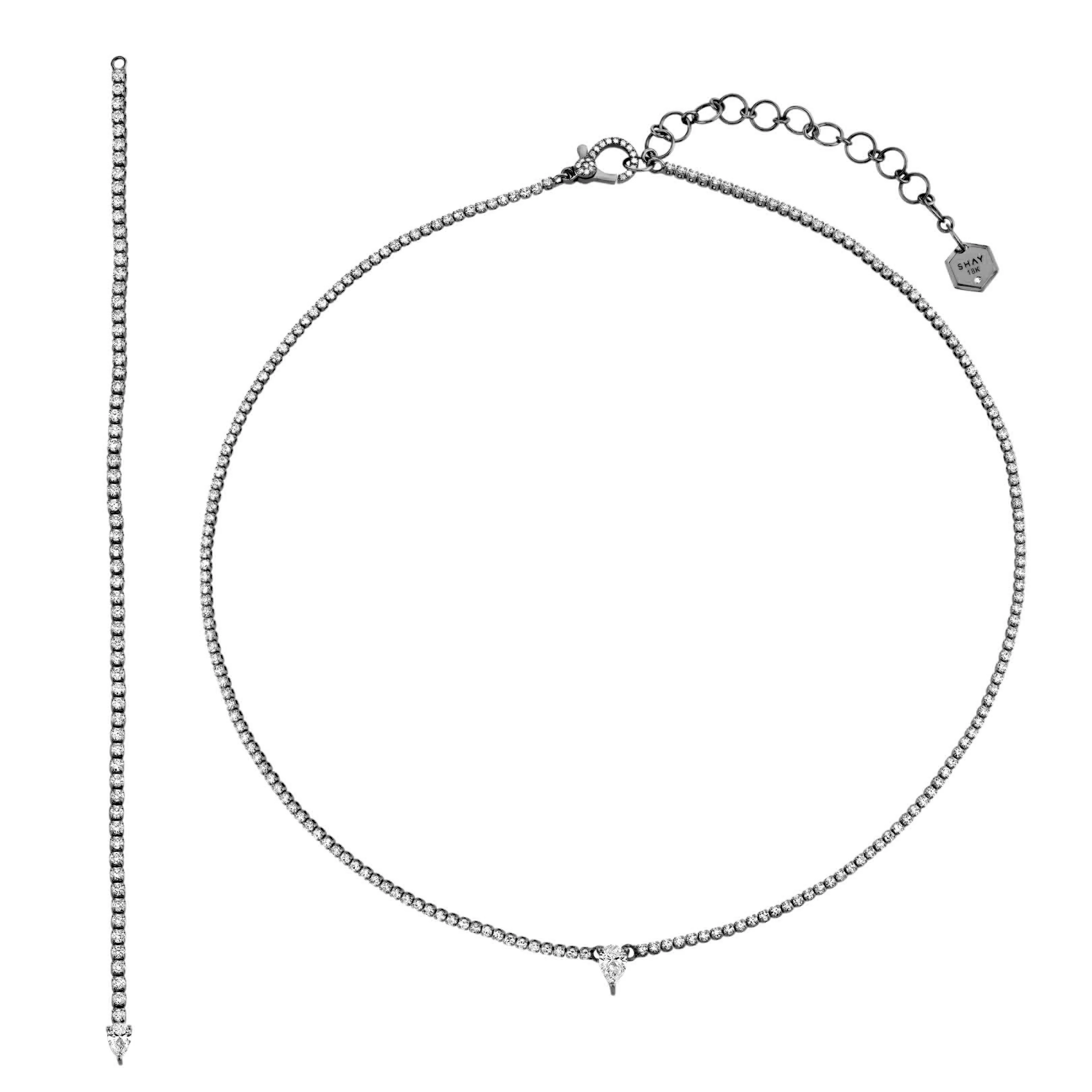 DIAMOND THREAD Y NECKLACE - Image 7