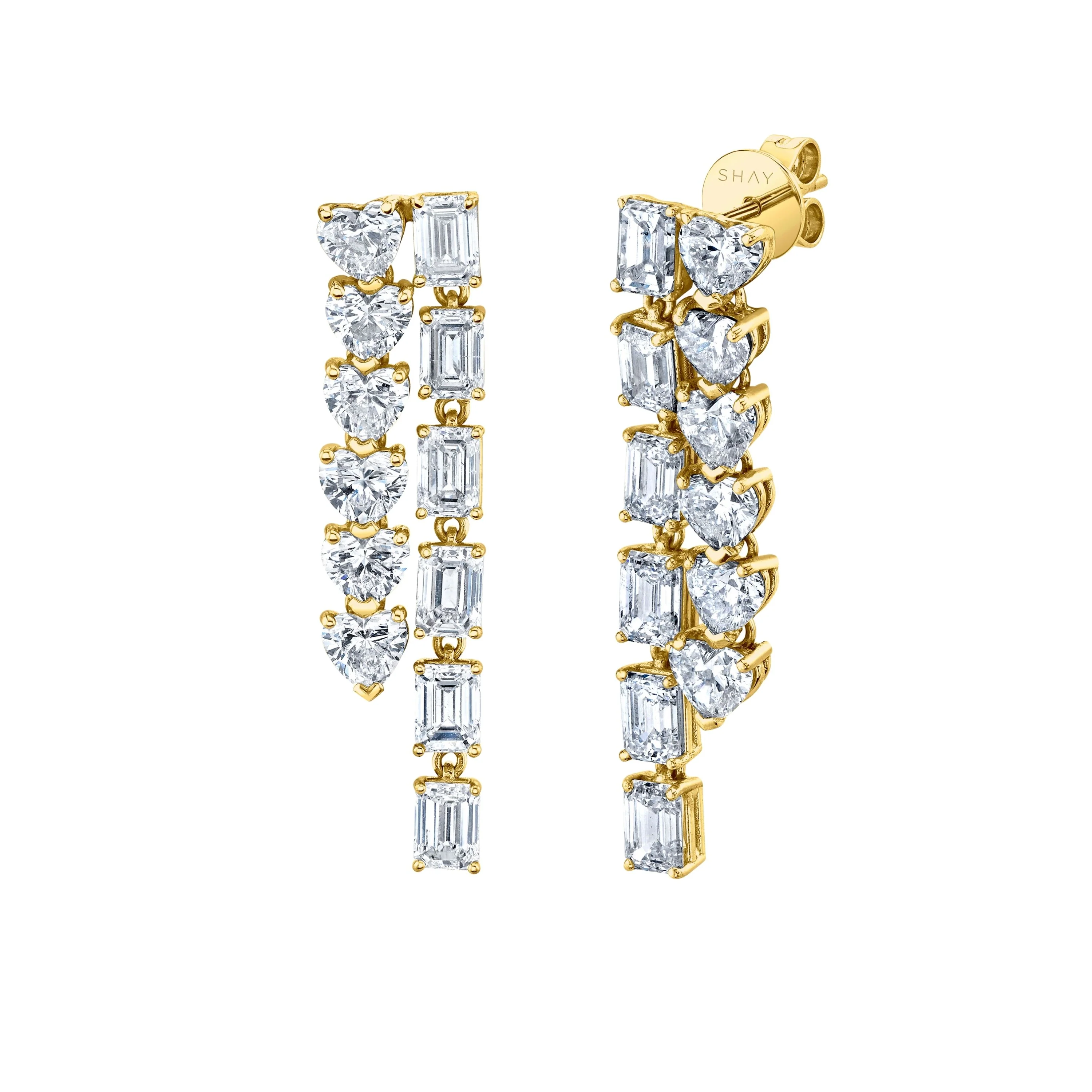 DIAMOND WATERFALL EARRINGS - Image 4