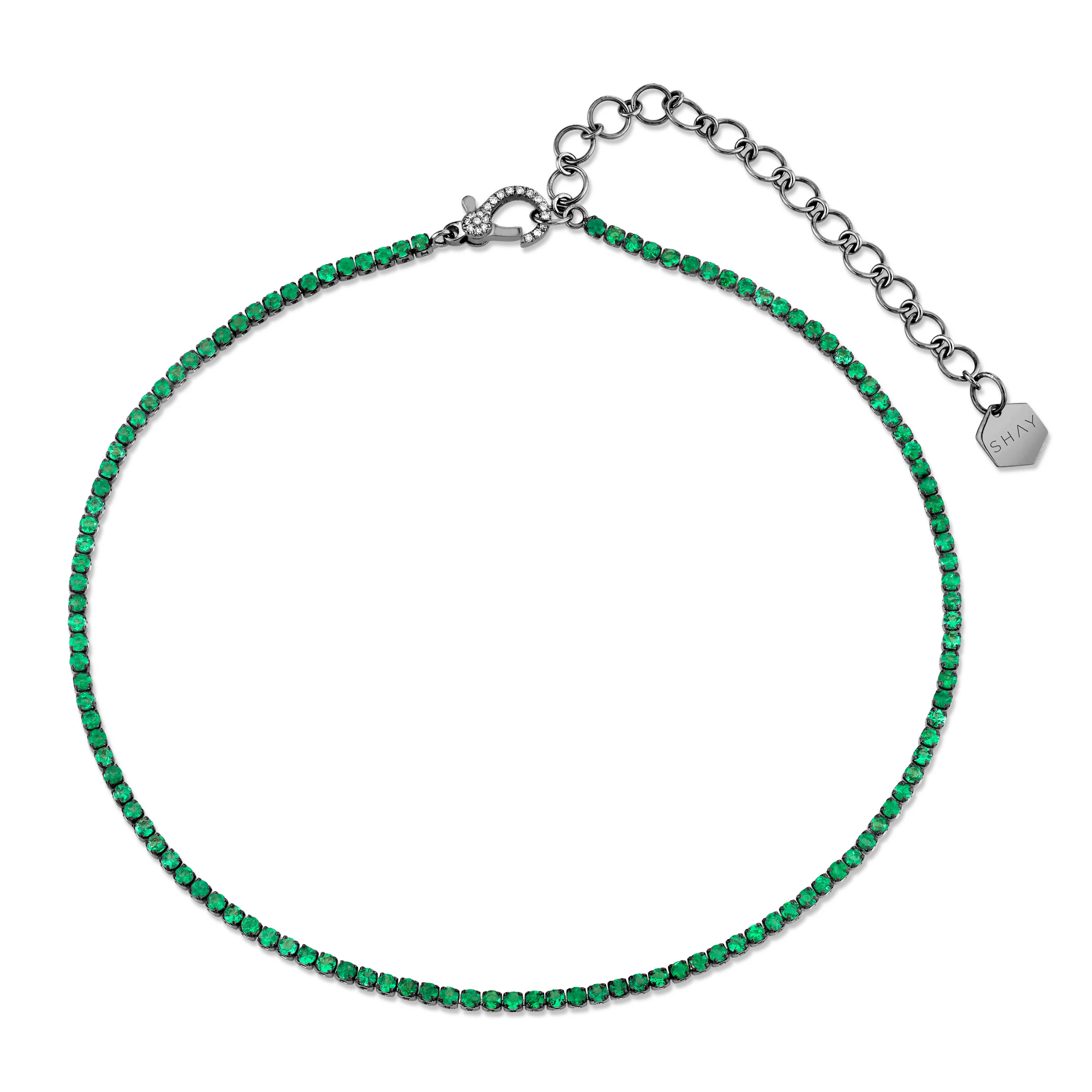 EMERALD THREAD CHOKER - Image 5