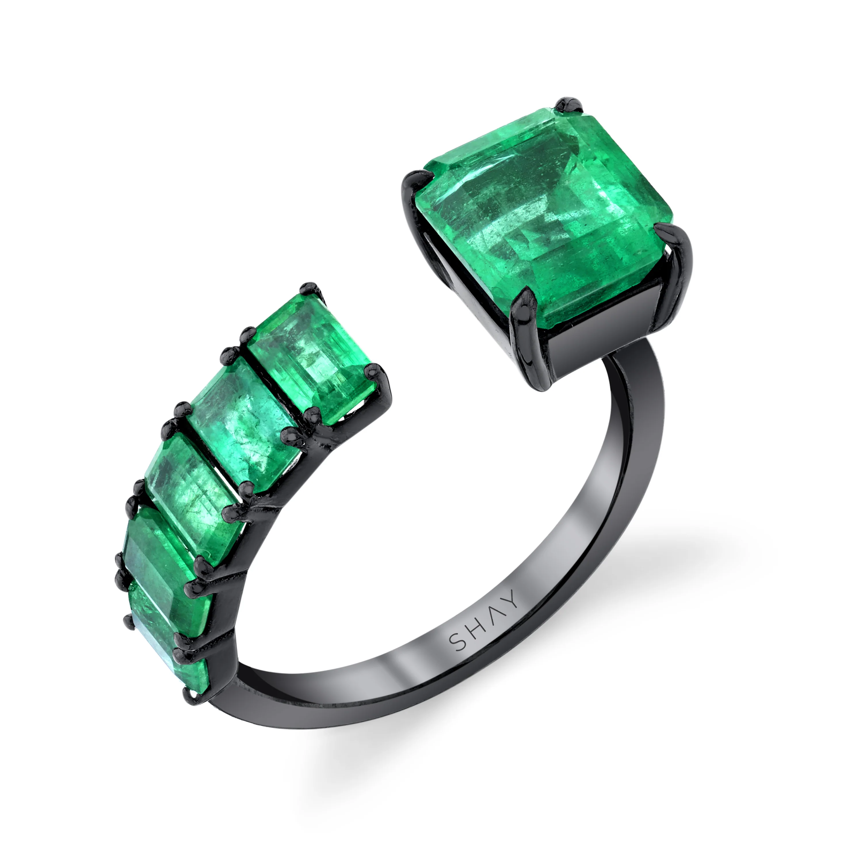 FLOATING EMERALD RING - Image 5