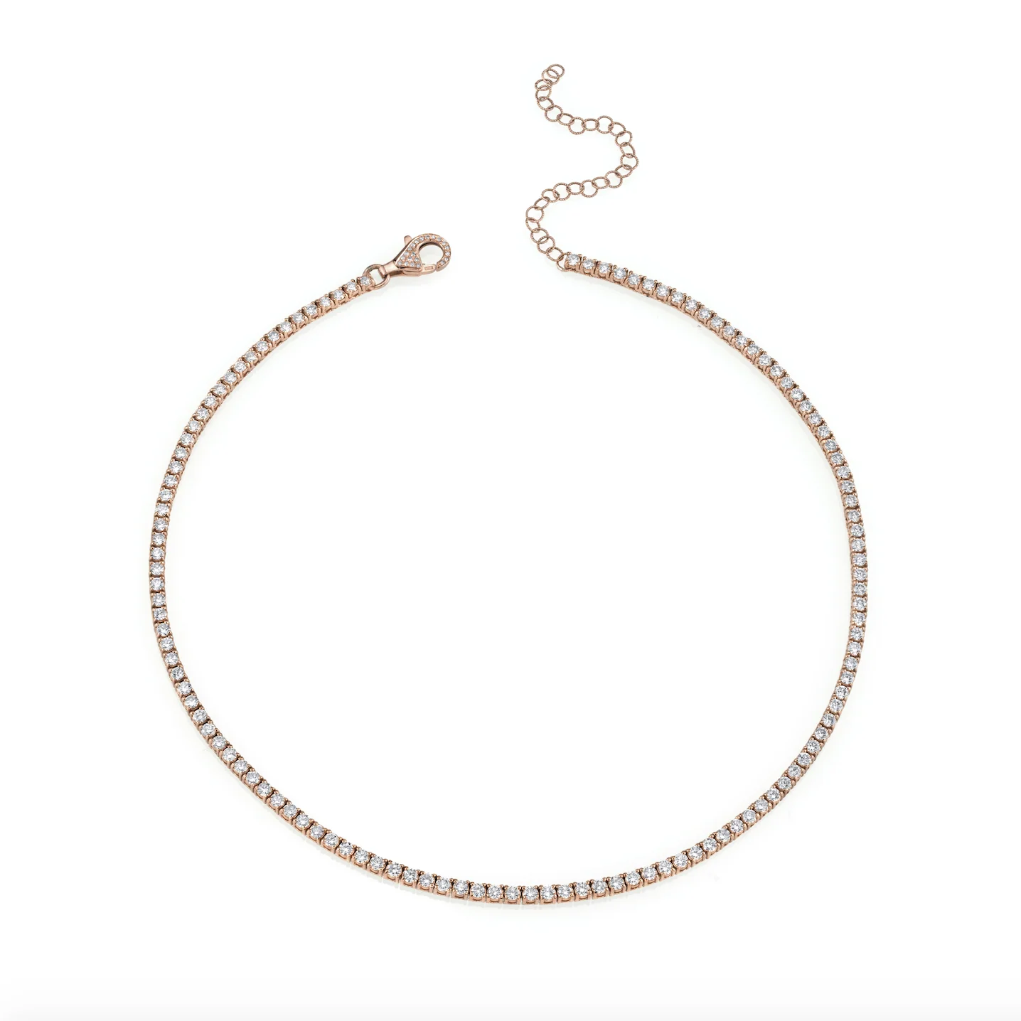 DIAMOND PAVE TENNIS CHOKER - Image 3