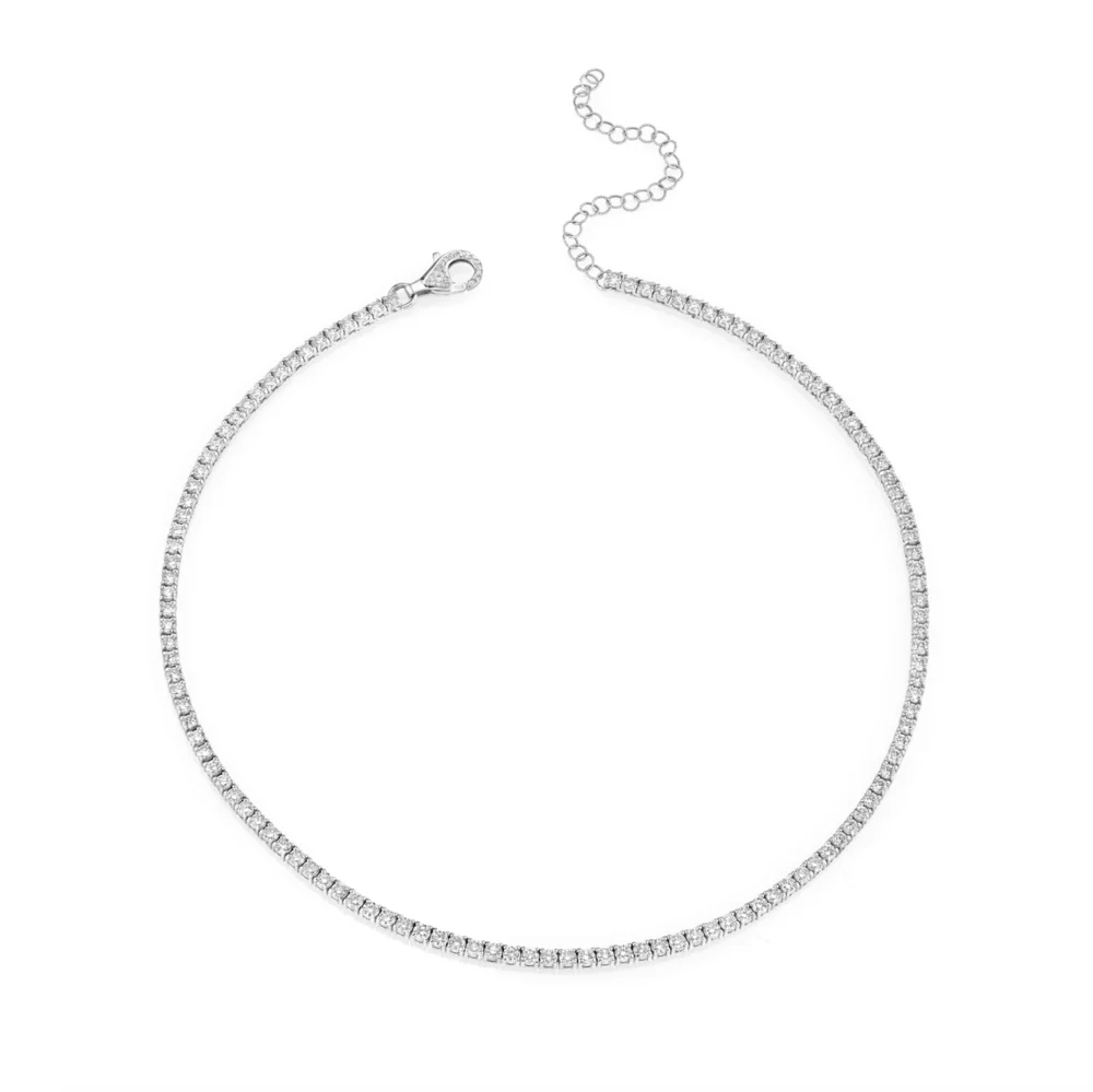 DIAMOND PAVE TENNIS CHOKER - Image 5