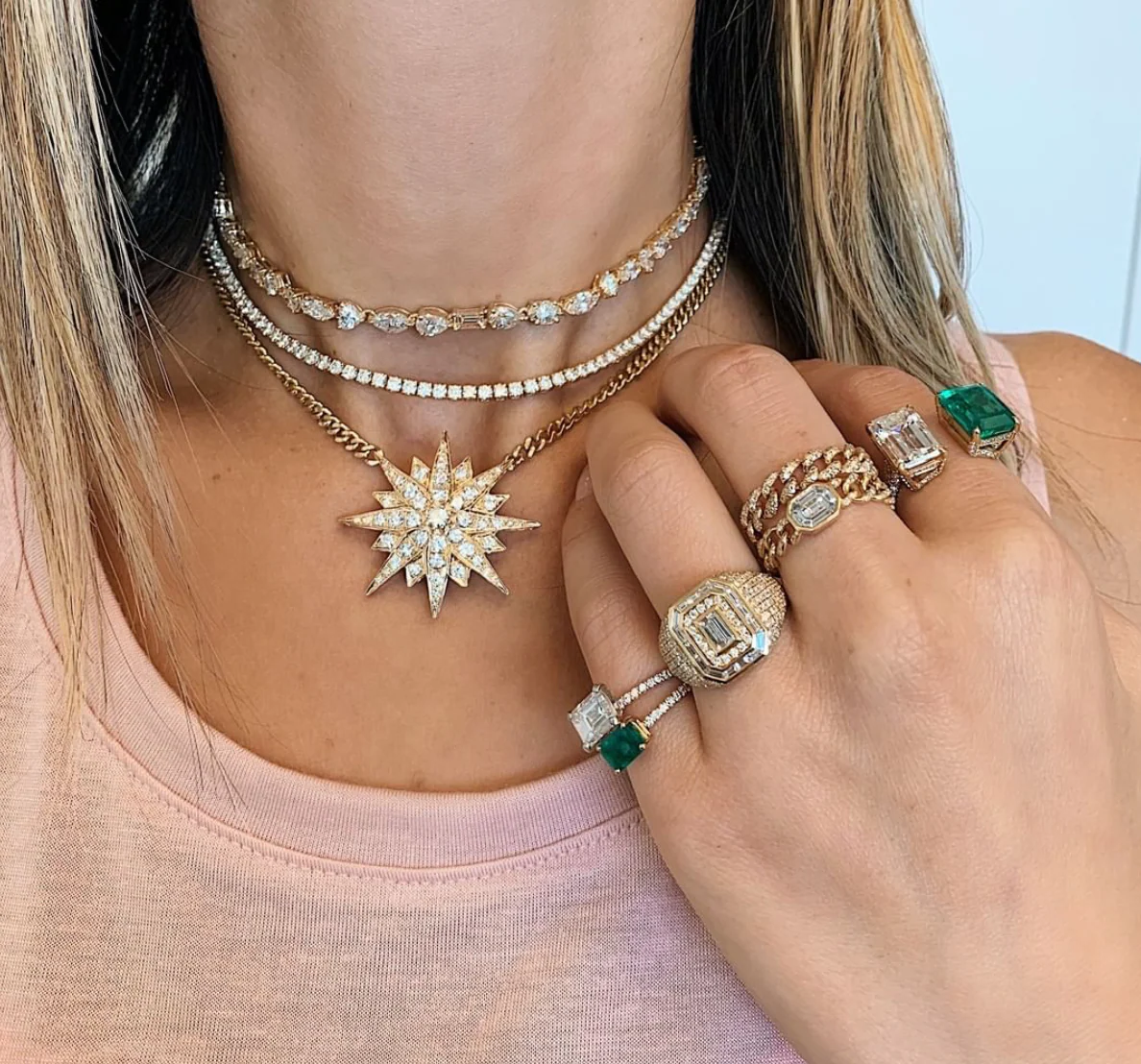 DIAMOND PAVE TENNIS CHOKER - Image 6