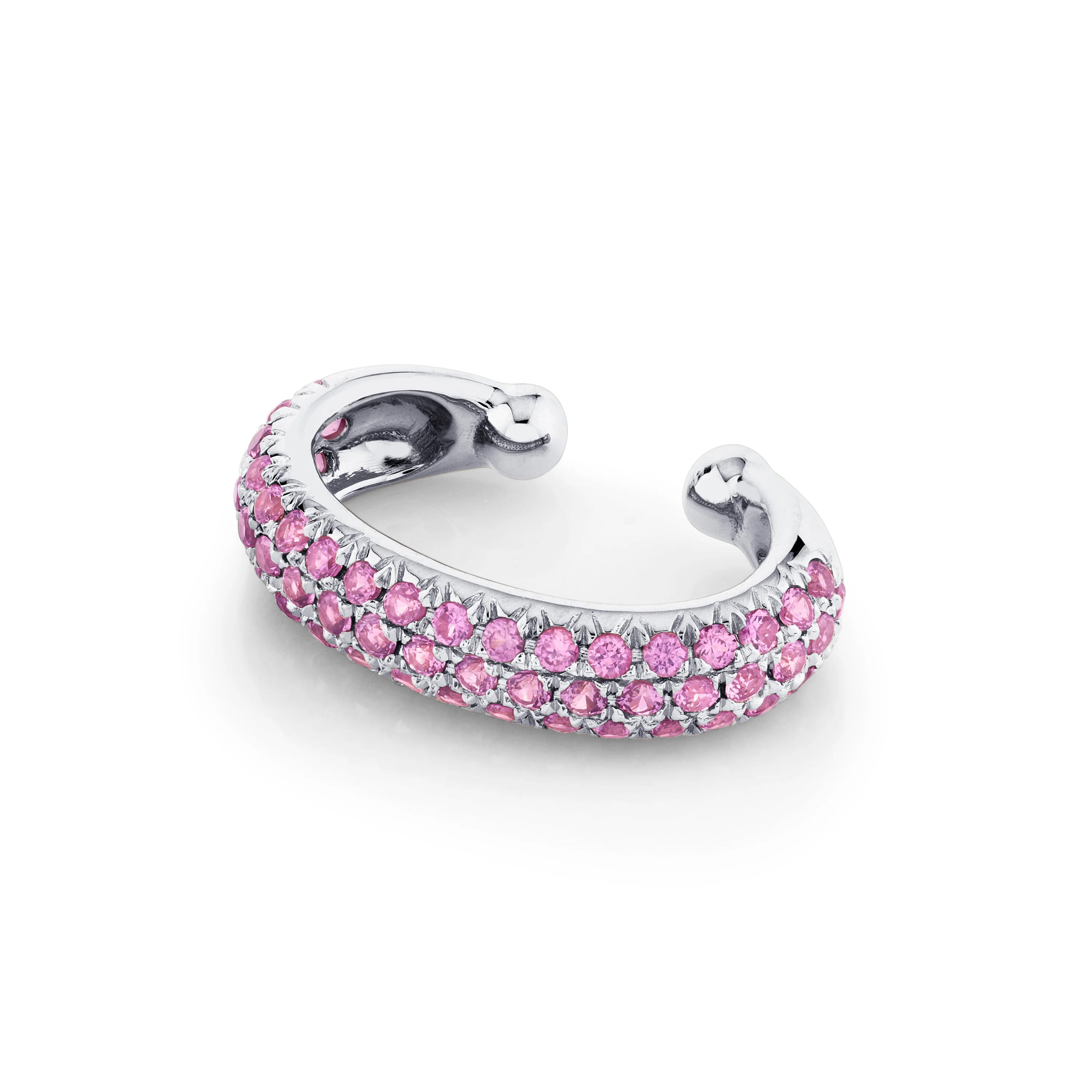 READY TO SHIP PINK SAPPHIRE JUMBO EAR CUFF - Image 3