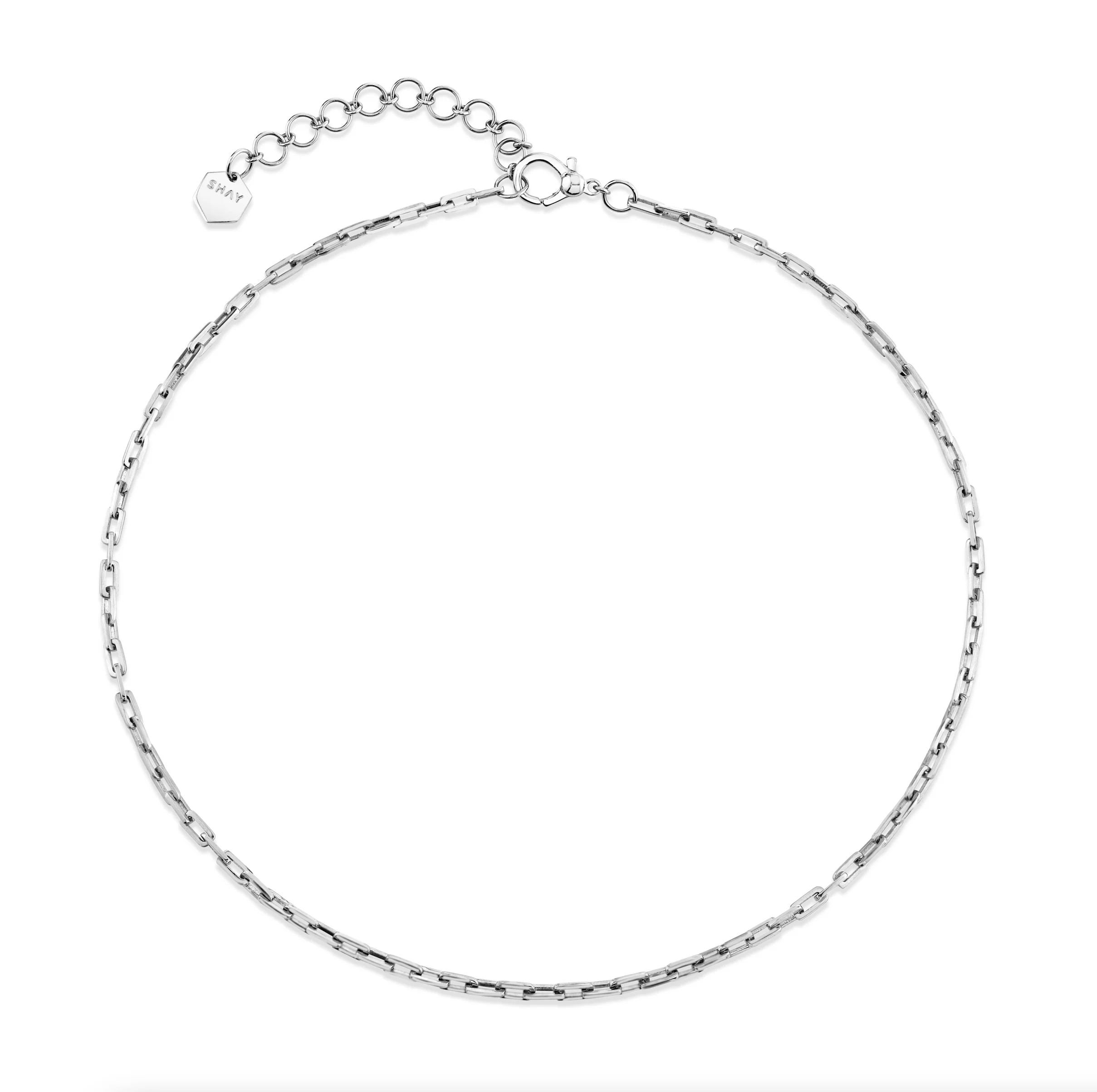 READY TO SHIP MEN'S SOLID GOLD BABY DECO LINK NECKLACE - Image 3