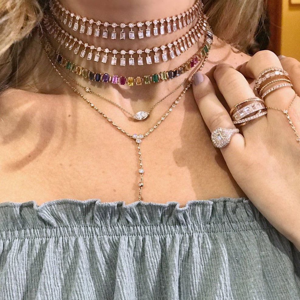 READY TO SHIP RAINBOW ETERNITY CHOKER - Image 3