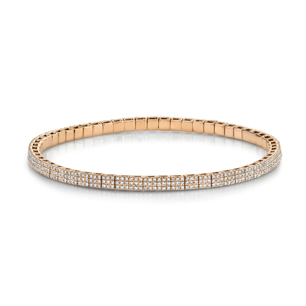 MEN'S PAVE SQUARE STRETCH BRACELET - Image 3